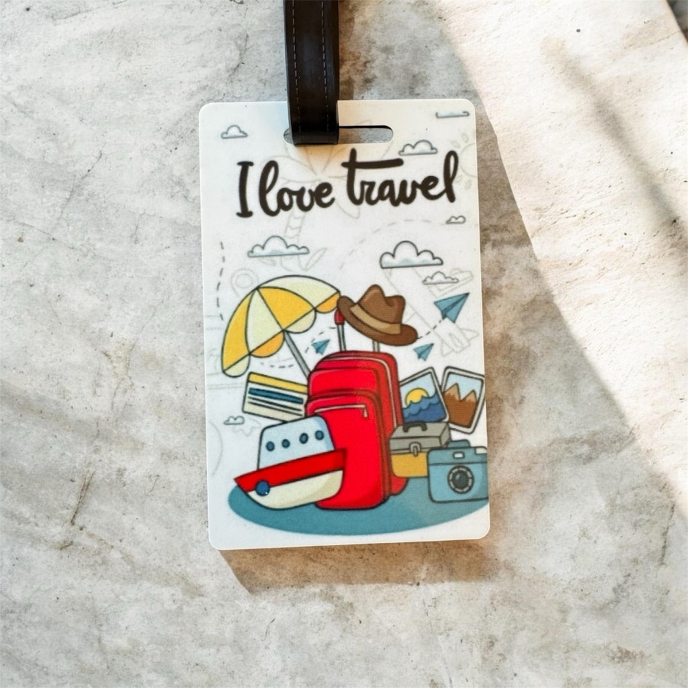 Travel-Themed Luggage Tag